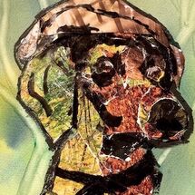 "Dog and Bunnet" by Moira MacPherson
