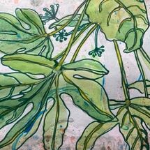"Fatsia Leaves" by Maggie Brown