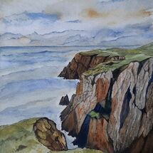 "The Cliffs at Mull of Galloway" by Judith Jaggard
