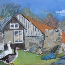 Long orange roof, Kinghorn Loch