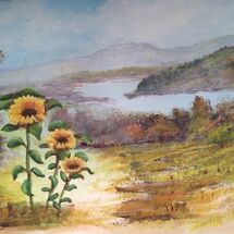 August task - "Into the distance" by Dorothy Turvey