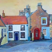 "Queue of One (Cellardyke in December)" by Margaret Cummins