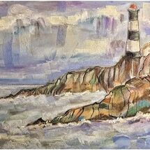 "Race Rocks Lighthouse" by Marjorie Rae