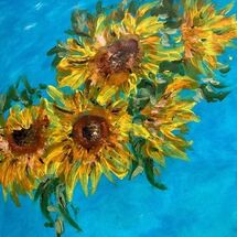 'Sunflowers" by Maggie Brown