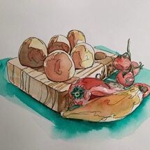"Eggs & Peppers" by Moira MacPherson
