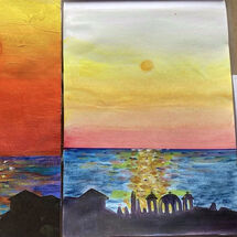 "Sundown in Cyprus" by Maggie Brown