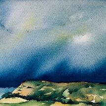 "Stormy sky over Benarty" by Moira MacPherson