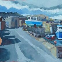 "Pettycur Bay Harbour" by Margaret Cummins