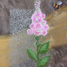 "Feeding time for a Bee" by Jill Brown