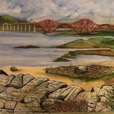 "View from Dalgety Bay Sailing club"