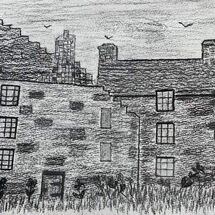 "Aberdour Castle" by Hazel Campbell