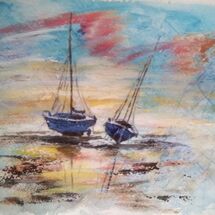 "Boats at rest" by Dorothy Turvey
