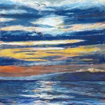'View from our window in Cellardyke" by Margaret Cummins
