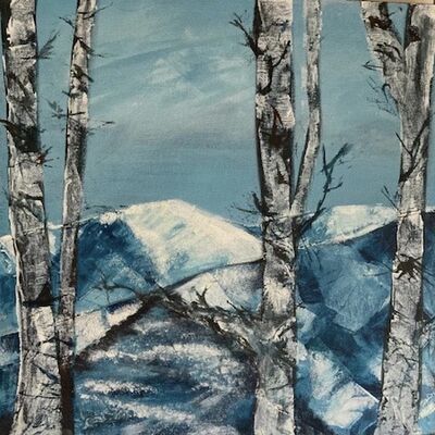 Painting by Maggie Brown