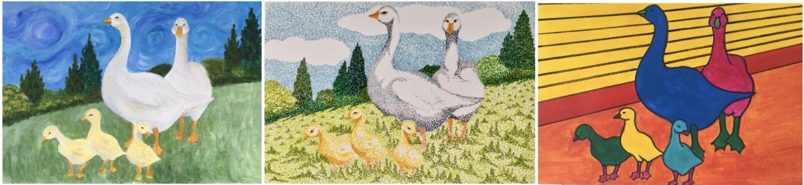"The Goose Family" by Jill Brown