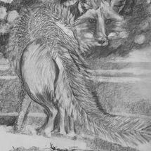 "British Red Fox in the Snow" by Jan Callender