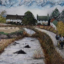 "Walking through a Village in the Dales" by Judith Jaggard
