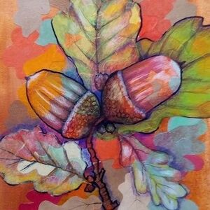 "Autumn Oak Twig" by Joan Patterson