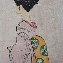 "A Japanese Geisha Girl" by Judith Jaggard