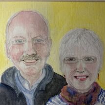 "Hubbie", who was finally allowed to cut my hair!
