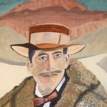 "Lord Carnarvon in front of the Valley of the Kings" by Gabi Piche Paterson