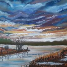 "A Stormy Sunset" by Judith Jaggard