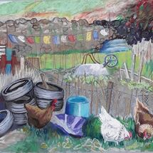 Liz's gate, Kinghorn Loch Allotments