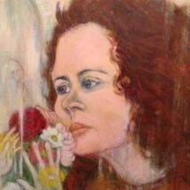 "Mystery Woman lost in thoughts" by Peggy Thomas