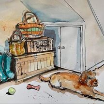 "Under the stairs" by Moira MacPherson