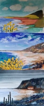 "One landscape, Three ways" by Dorothy Turvey