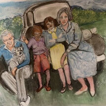 "A 1955 family outing" by Jan Callender