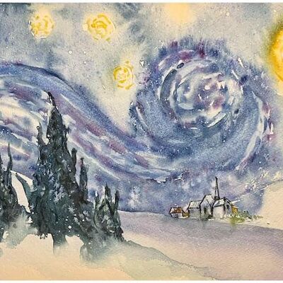Painting by Marjory Rae