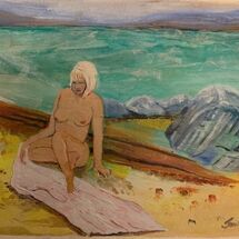 "Nude with towel" by Jan Callender