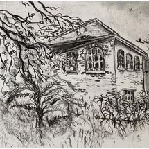 "The Old Red Signal Box on the West Fife Line" by Marjorie Rae