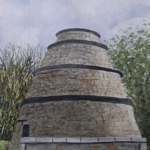 The 16th Century "Beehive Doocot", Aberdour by Judith Jaggard