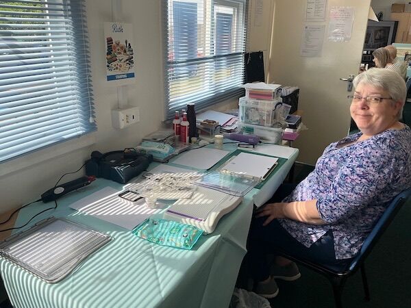 Ruth and her card making
