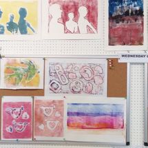 Mono Printing Wednesday 27th Feb 2019 - 1