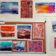 Mono Printing Wednesday 27th Feb 2019 - 2