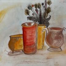 Using both hands to create interesting art