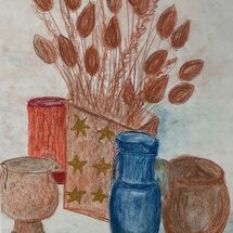 Using both hands to create interesting art