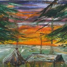 Painting by Mo Macpherson