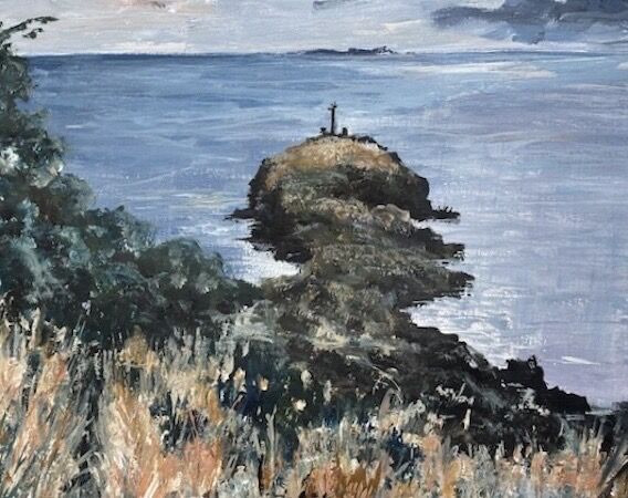 Painting by Rowena Millard