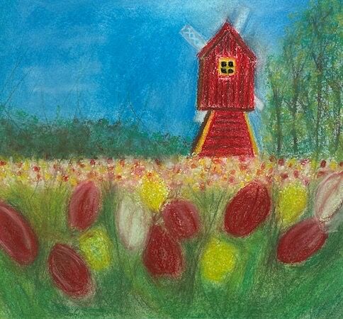 Painting by Sharon McLeod