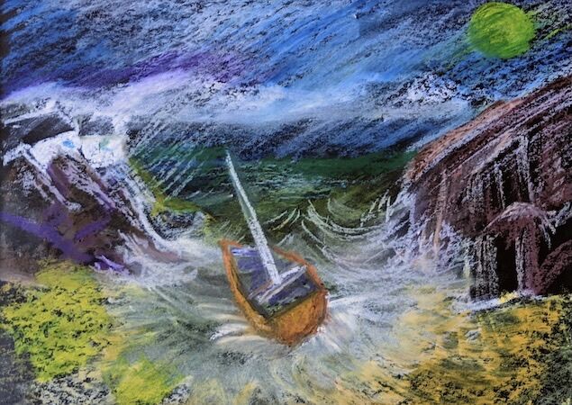 Painting by Joan Patterson