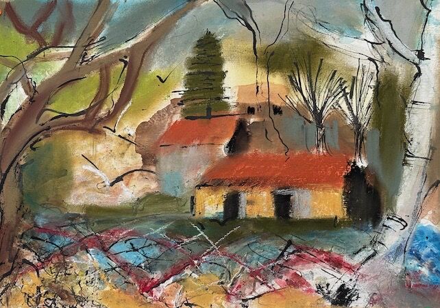 Painting by Maggie Brown