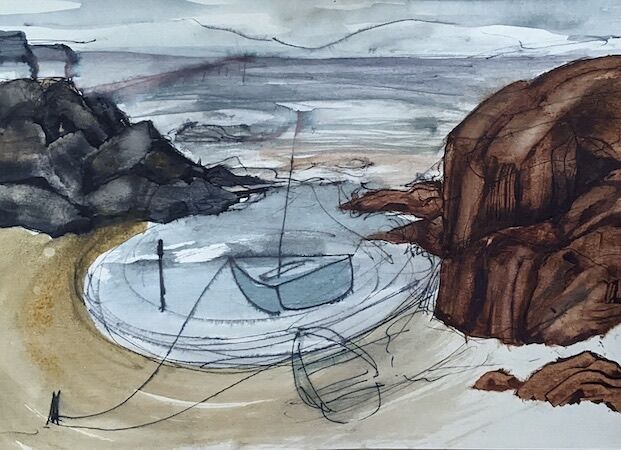 "Storm Brewing, Cockenzie" by Joan Patterson