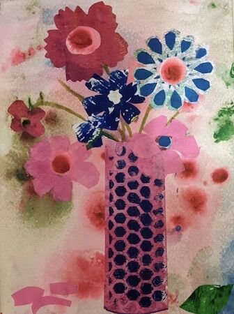 "Pretty in Pink and Blue" by Joan Patterson