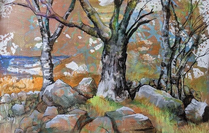 "Woods at Balmeanoch, Loch Earn" by Joan Patterson