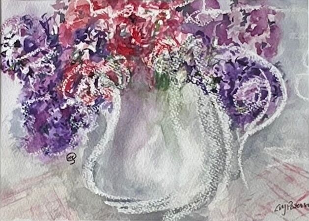 "Sweetpeas" by Linda Paterson
