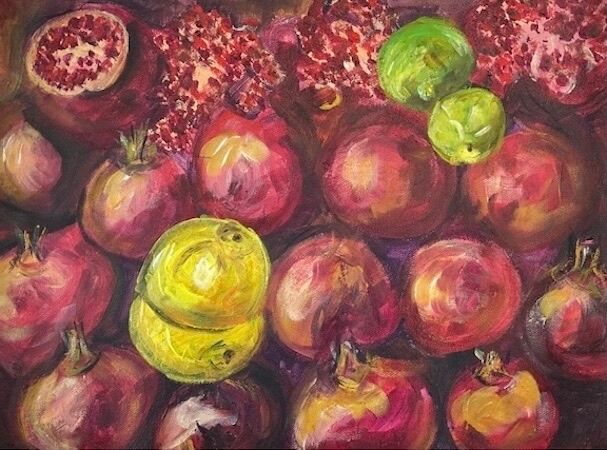 "Pomegranates" by Linda Paterson